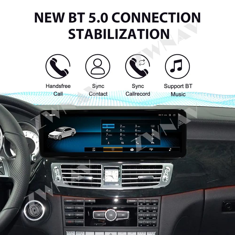 14.9 "Schermo di visualizzazione multimediale per Mercedes-Benz CLS 2012-2013 Android 14 Navigazione GPS per auto CarPlayer Lettore multimediale per auto