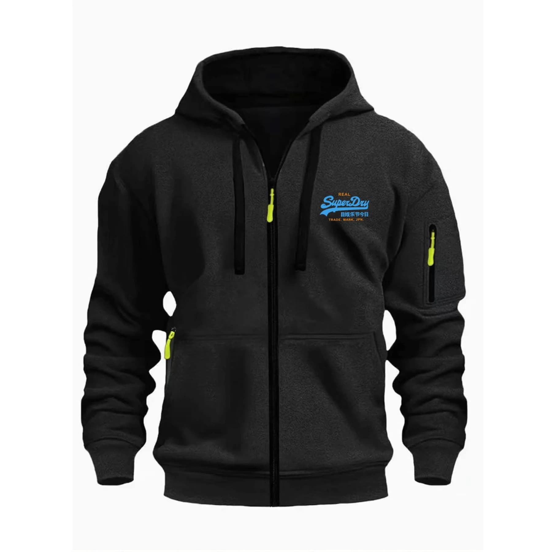 Men's Autumn Winter Hoodies Long Sleeved Hoodie Zippered Design Men's Hoodie Sportswear Slim Fit Men's casual coat top