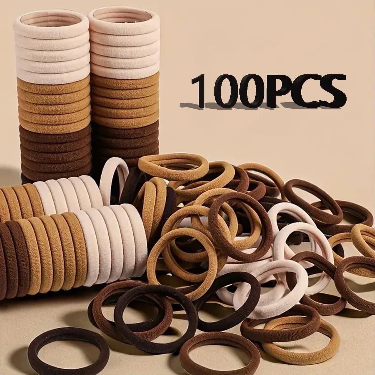 30-200 pieces Hair accessories for woman girl Fasce for basic hair Stripe Cords for hair tie Horsetail door Simple and fashionable Nylon
