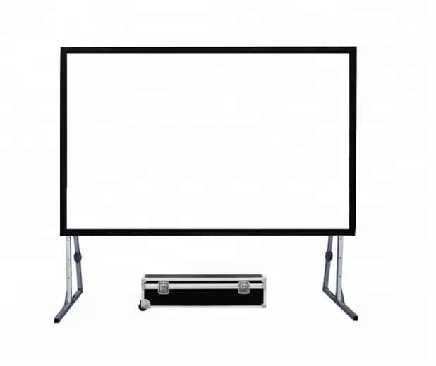 Outdoor Portable Fast Fold Projector Screen 150-300 Inch 16:9/4:3 Front & Rear Projection