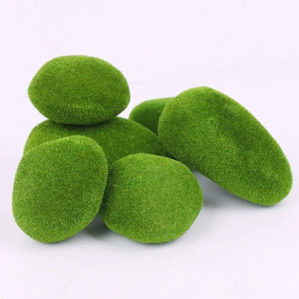For the decoration of artificial plants Artificial turf stones 25 * 25 * 5 cm Decorative stones for plants Decorative touch