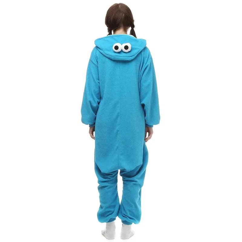 ♥ Nuovo Pigiama Kigurumi 2025 per Adulti a Tema Animali, Elmo e Mostri di Sesame Street, Costume Cosplay in Pile per Feste in Famiglia ★ Casa dell'Orso