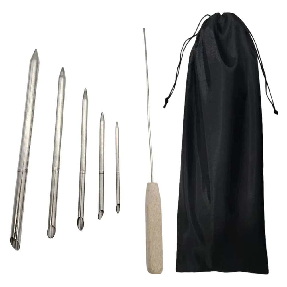 6 pezzi kit di strumenti per giunzione corda paracord allacciatura ago strumento per intrecciare 5 dimensioni per canottaggio arrampicata vela splicing strumento di riparazione