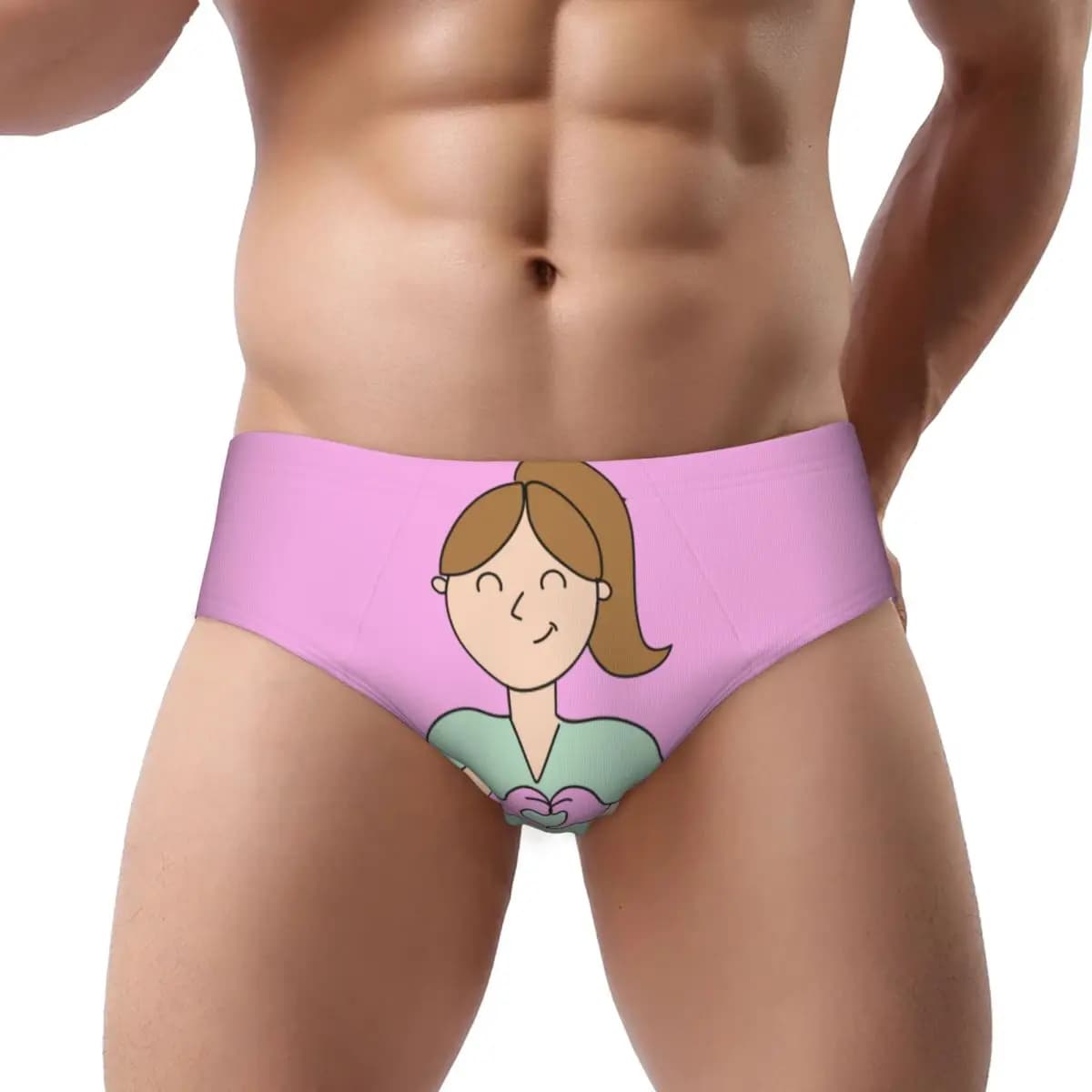 Mutandine brevi personalizzate per medico infermiere medicina medica Enfermera En Apuros per biancheria intima elasticizzata traspirante da donna
