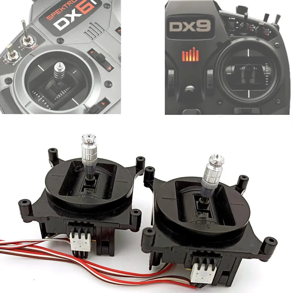 Radio Joystick Gimbal Adesivo Rocker Acceleratore Sterzo Asta Direction Per Spektrum DX6i DX9 HobbyKing ORX T-SIX Trasmettitore