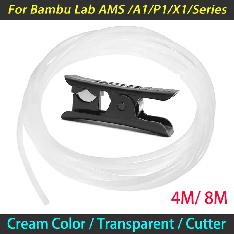 Tubo in PTFE per Bambu Lab P1P AMS A1 mini stampante 3D Tubo Bowden Estrusore 1.75mm Filamento 2.5x4mm, per A1 Mini/A1/P1P/P1S/X1C