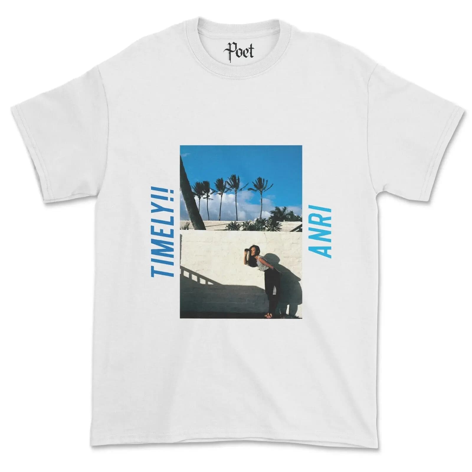 Anri puntuale!! T-shirt Japanese City Pop Coool Heaven Beach Summer Days Anime Tee