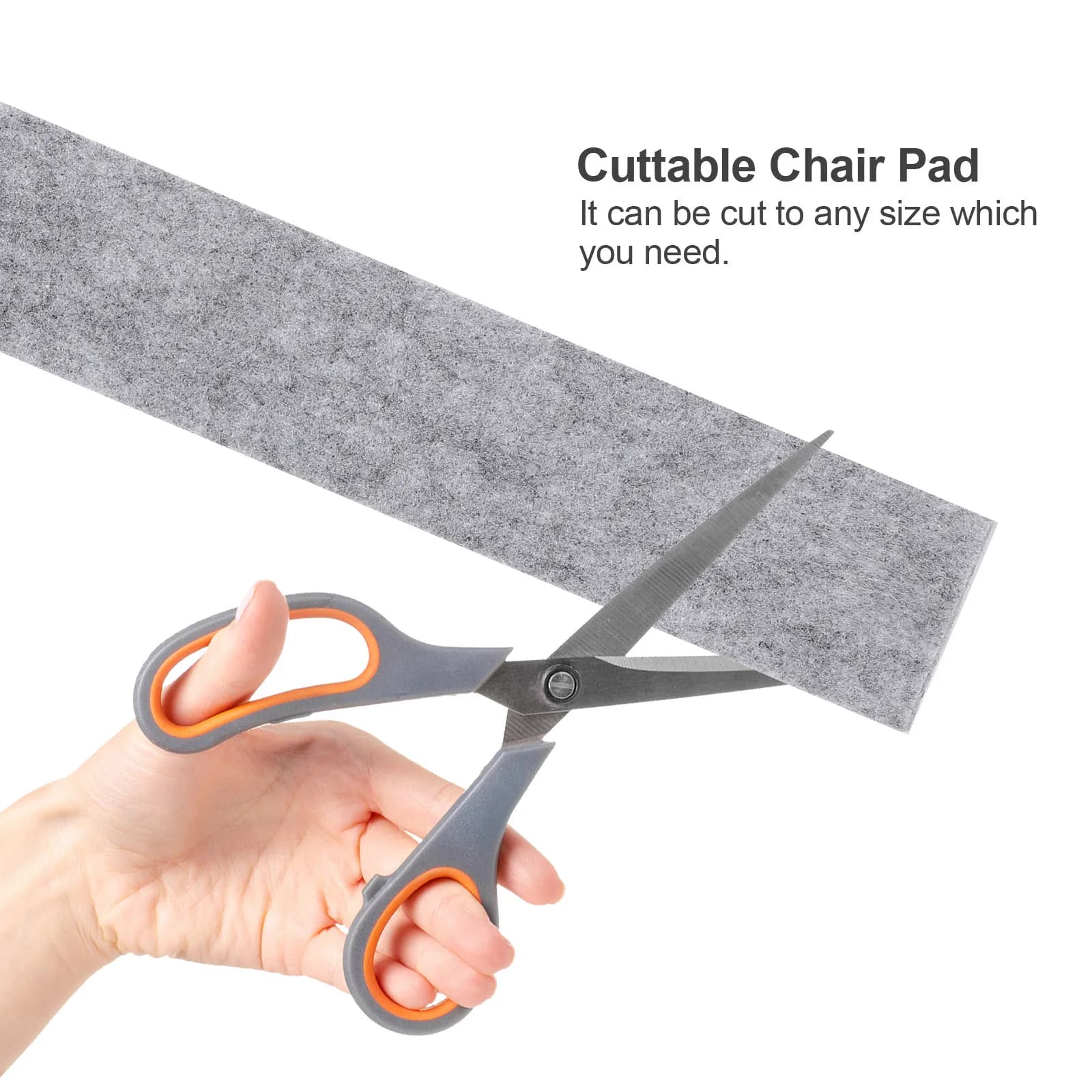 1 Roll Thin Tough Felt Strips Self Adhesive Furniture Pads Cut to Size Floor Protector Anti Scratch Chair Table Leg Pads
