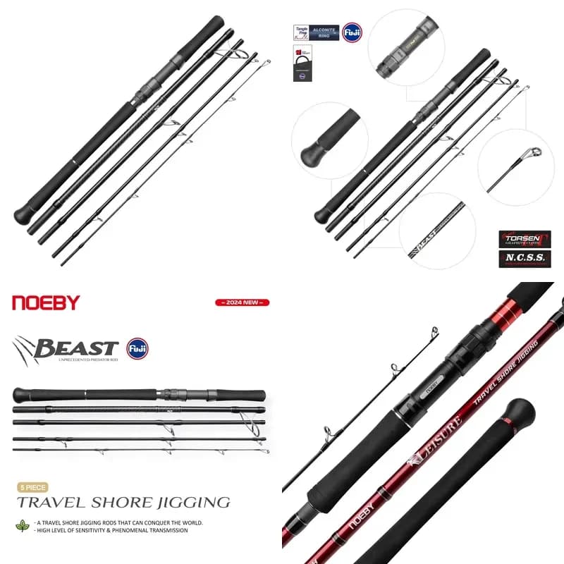 Portable Multi Pieces Fishing Rod Section Outdoor Fishing Rods M Power Carbon Travel Rod