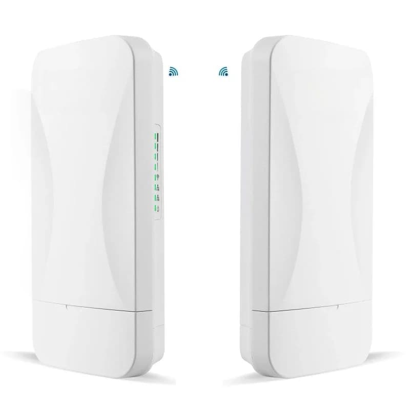 Bridge Wireless Esterno 1-2 km con Telecomando, CPE, Access Point, Ripetitore, Espansore WiFi
