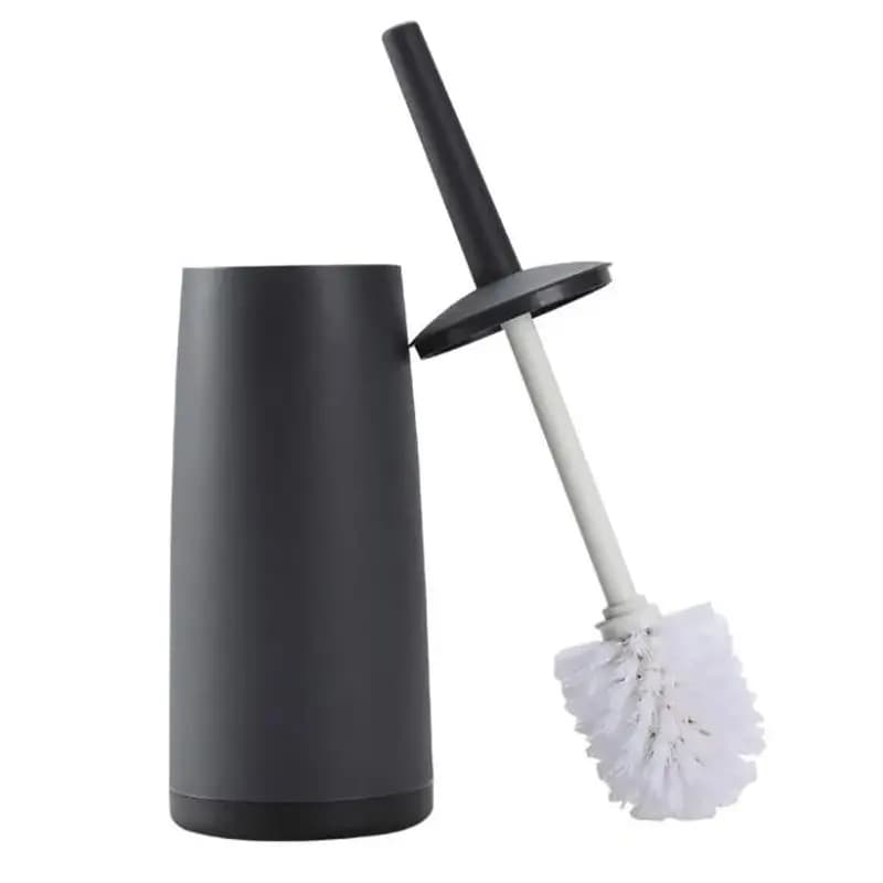 Scopino per wc da bagno di casa con coperchio, setole in Nylon spazzole per la pulizia a 360 gradi, portaspazzole per wc con manico lungo a prova di schizzi