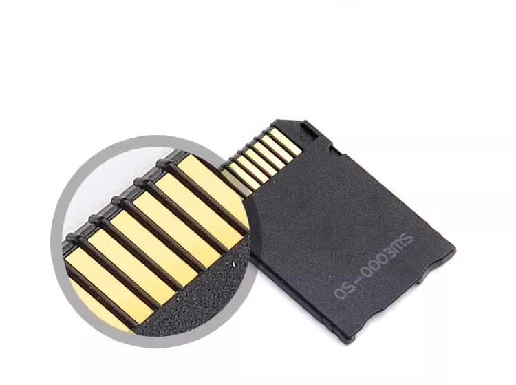 1 adattatore convertitore da scheda Micro TransFlash SD TF a Memory Stick Pro Duo per PSP per dispositivi Sony, senza capacità e memoria.