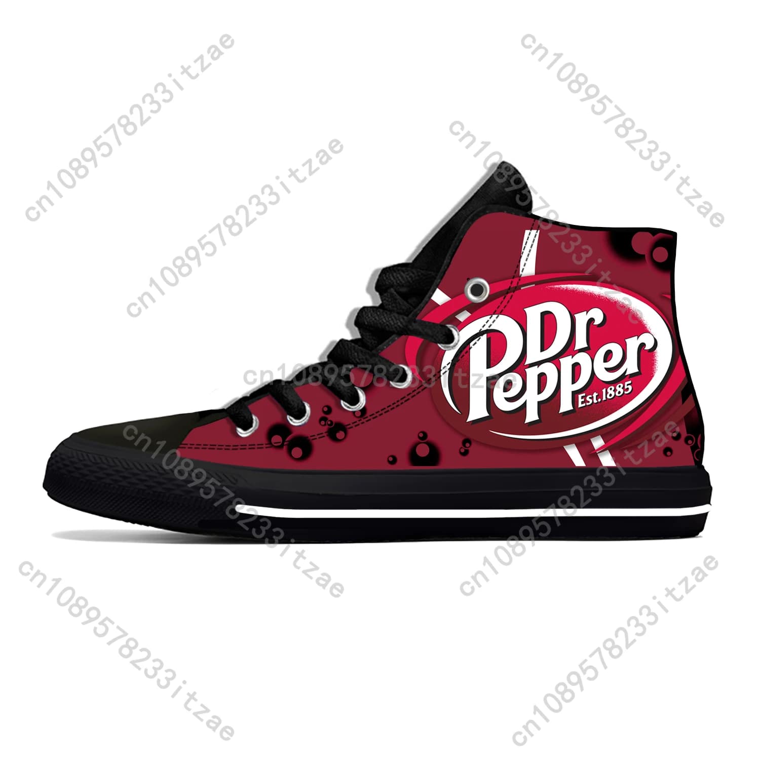 DR Pepper Men's High Sneakers Women's Casual Shoes for Teenagers Running Shoes with 3D Printing Cosplay Breathable Light Shoe