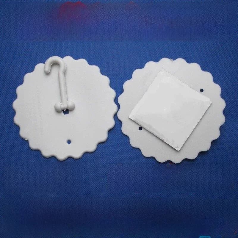 Gancio a ventosa per zanzariera da soffitto rotonda, accessori, gancio adesivo rinforzato, zanzariera Princess, piastra rotonda speciale Cr...