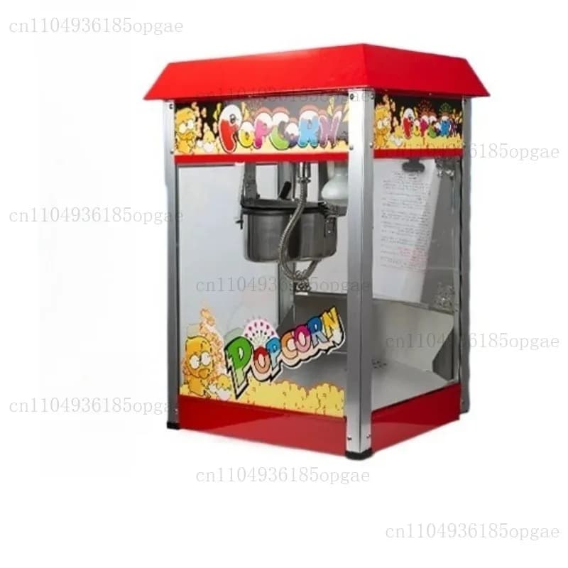 Macchina per Popcorn Commerciale Elettrica Red Roof Personalizzata con Pentola da 8oz