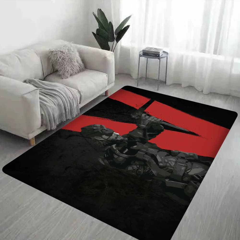 MGS Metal Gear Solid Floor Mat Children's room decoration bedroom decoration balcony zerbino anti-slip living room welcome carpet