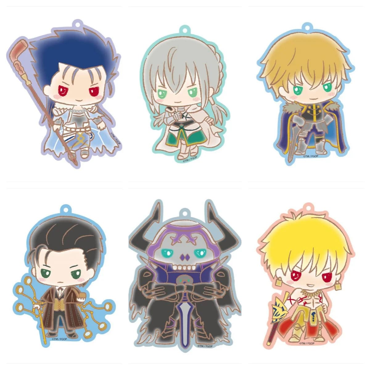 Game Anime Fate-Grand Order Acrylic Keychain with pendant Car Keychain Accessories Phone present Christmas Gifts Firend