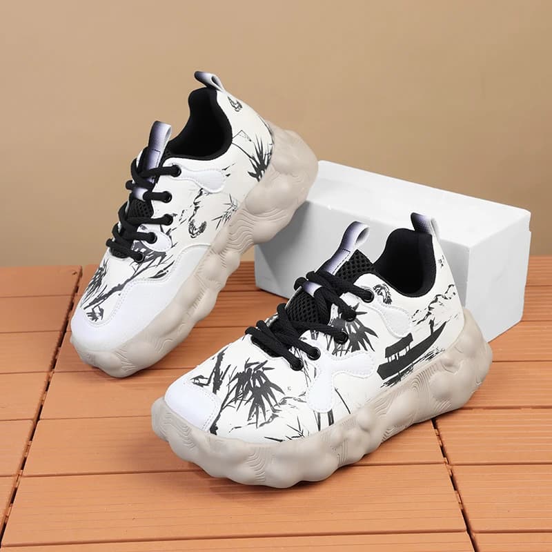 Nuove Sneakers Chunky da Donna 2026, Scarpe Casual alla Moda con Lacci, Comode con Suola Morbida, Scarpe da Corsa di Design, Zapatos Mujer