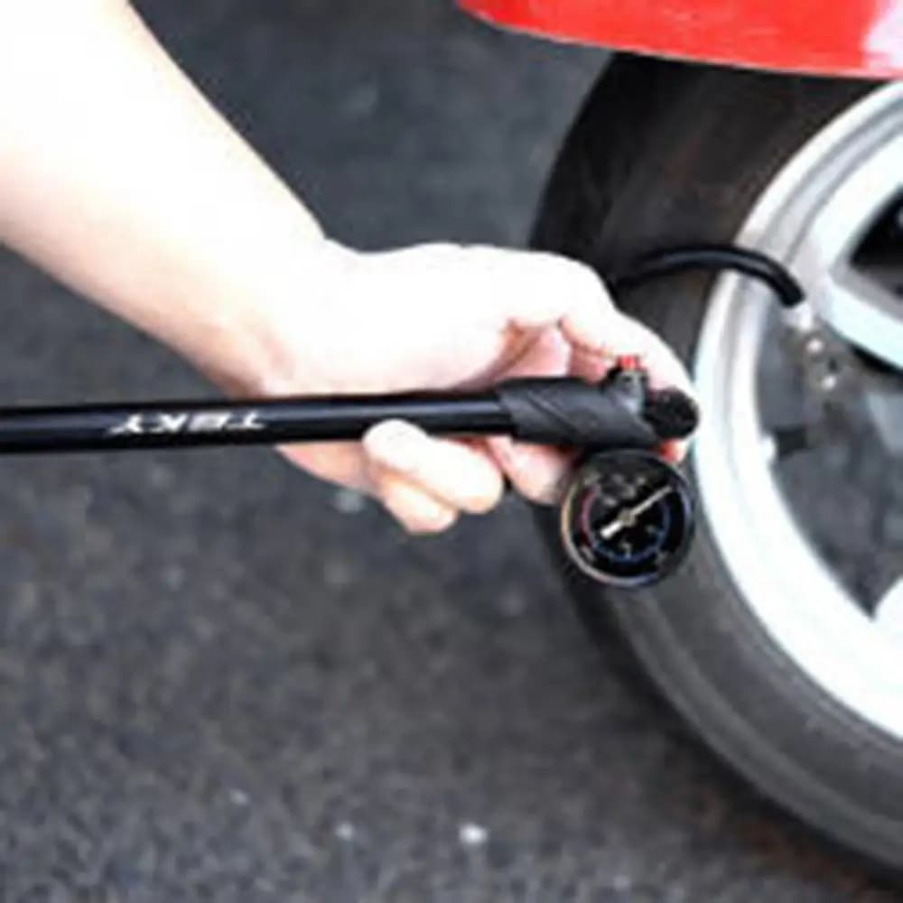 Pompa Portatile 300 PSI per Mountain Bike, Valvole Presta/Schrader, Pompa Universale per Forcella, Pompa ad Alta Pressione Resistente per MTB