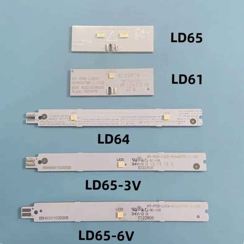 Suitable for light freezer bar with LED light for Siemens Bosch refrigerator