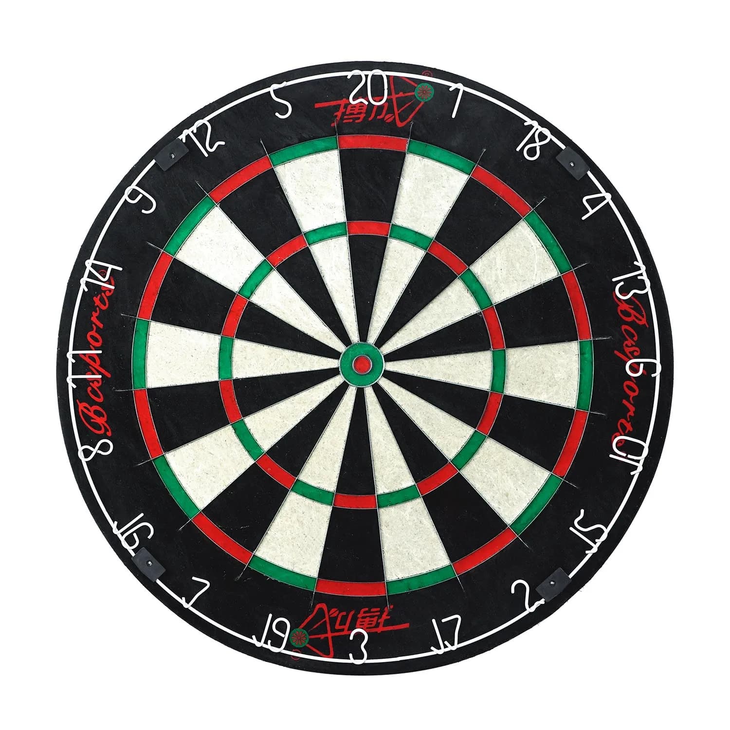 BCsports 18“ Tournament Grade Blade Dart Board and Roundwire Darts Board Professional Steel Tip Dartboard with Hanging Kit