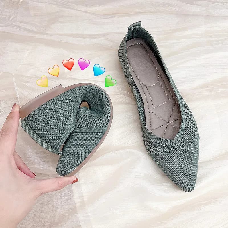 Women's Moccasins Stretched Breathable Mesh, Fashionable, comfortable and casual shoes, Spring 2023 collection