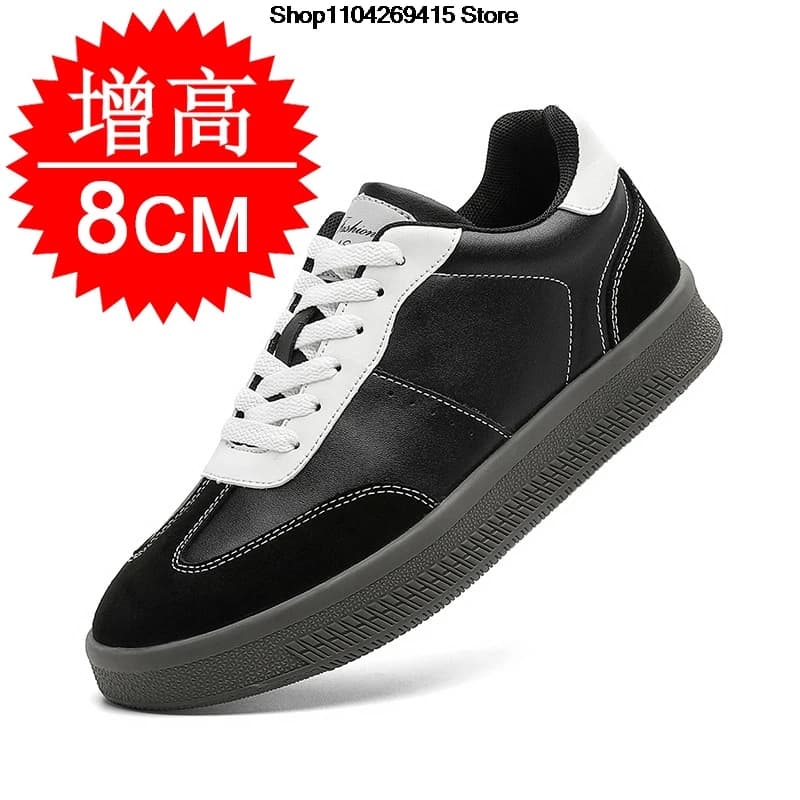 Men Invisible Height-increasing Shoes 8 Cm Elevator Shoes Casual Sports Thick Sole Fashionable 6cm Height-increasing board Shoes