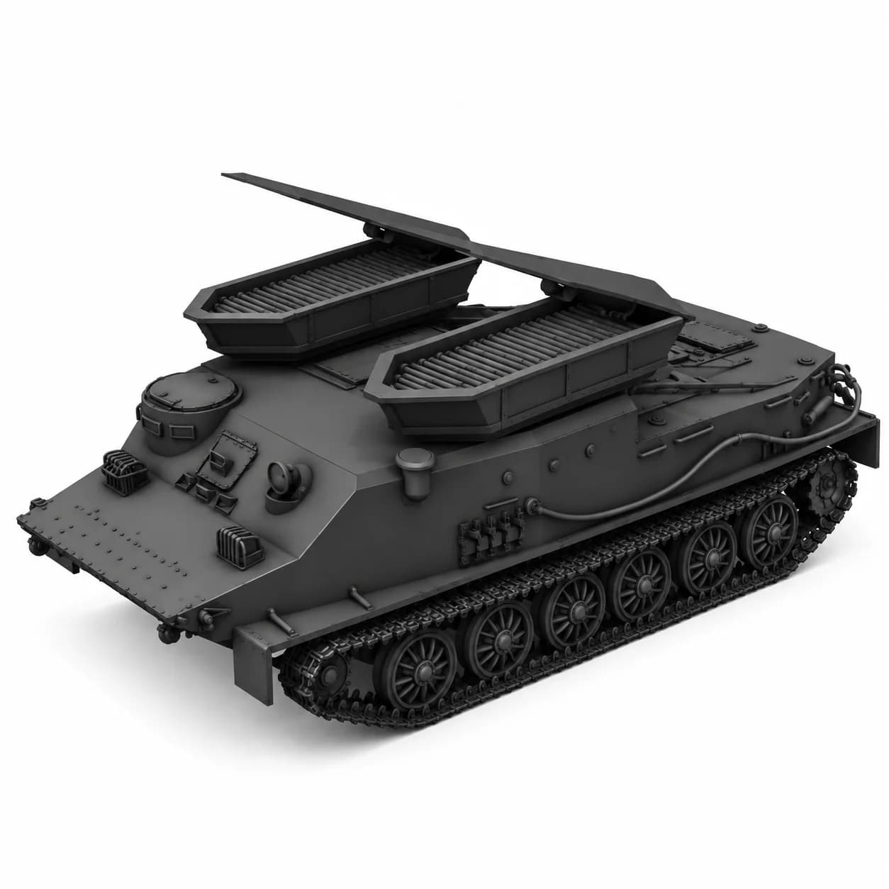 SSMODEL1/72 1/100 1/144 1/200 Multi-Scale SWP-50 MRF East German Tank Resin Model Kit TSS0380