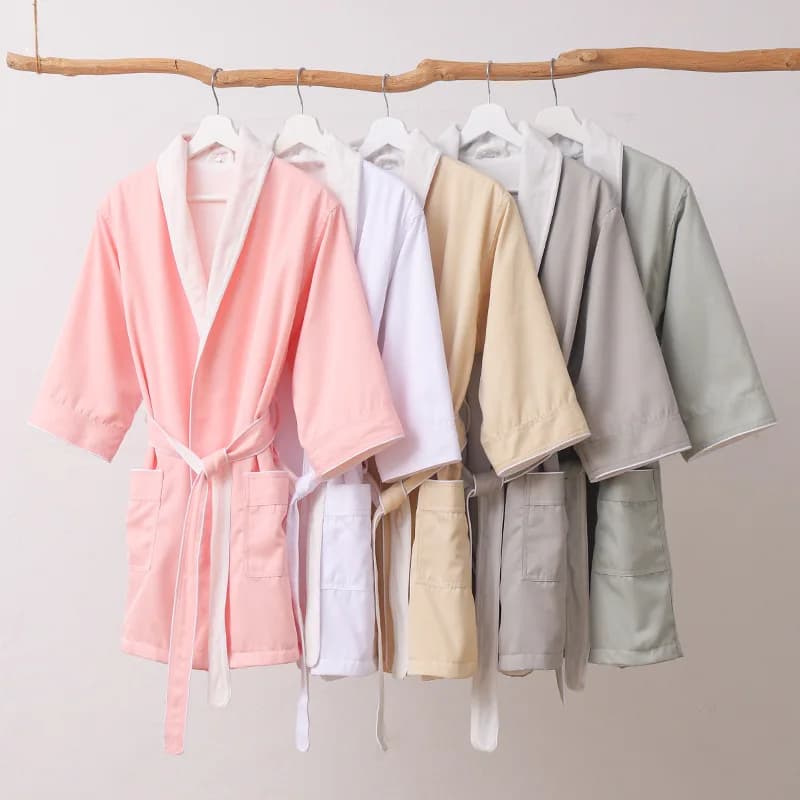Bambini Autunno Inverno Nuovo Spessore Caldo Accappatoio Kimono Assorbimento D'acqua Accappatoio Camicia Da Notte Ragazzo E Ragazza Degli Indumenti Da Notte Casa Vestiti di Nuoto