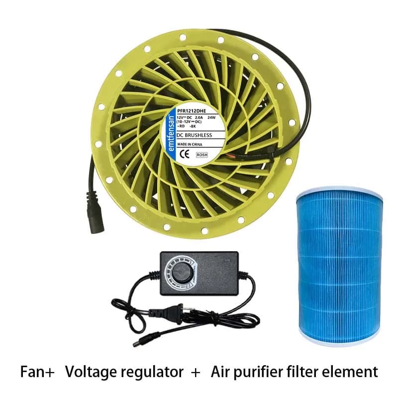 Kit di sostituzione del filtro purificatore d'aria fai-da-te - Filtri a carbone attivo HEPA per la casaRimuove formaldeide, odori di fumo, polvere, peli di animali domestici