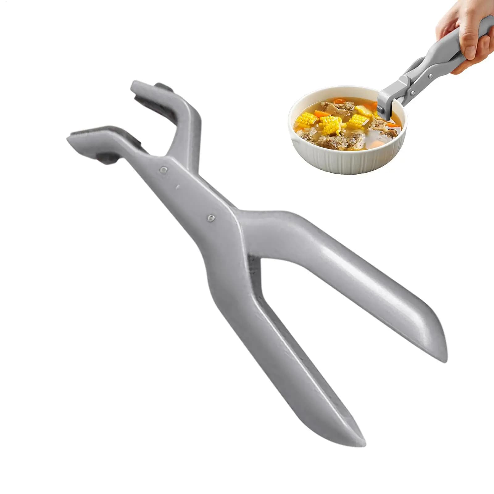 Hot Dish Plate Gripper Anti-Scald Clips Kitchen Non-slip Bowls Clamp Holder Scalding Home Clip For Frying Pans Air Fryer Steamer