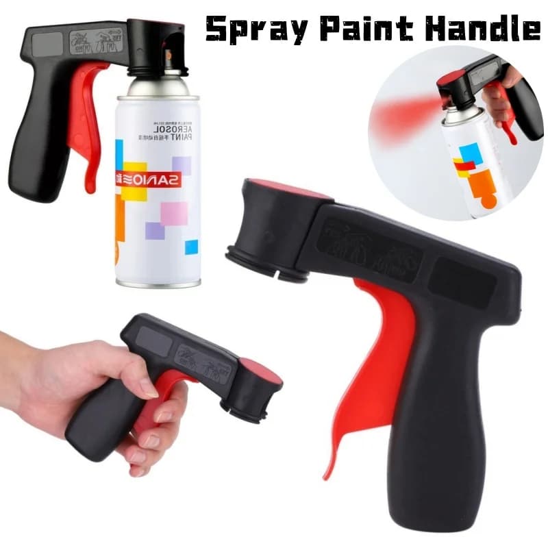1PCS Lucidatura Vernice Pistola A Spruzzo Adattatore Aerosol Istantaneo Trigger Maniglia di Plastica Universale Riutilizzabile Auto Manutenzione Strumento di Cura