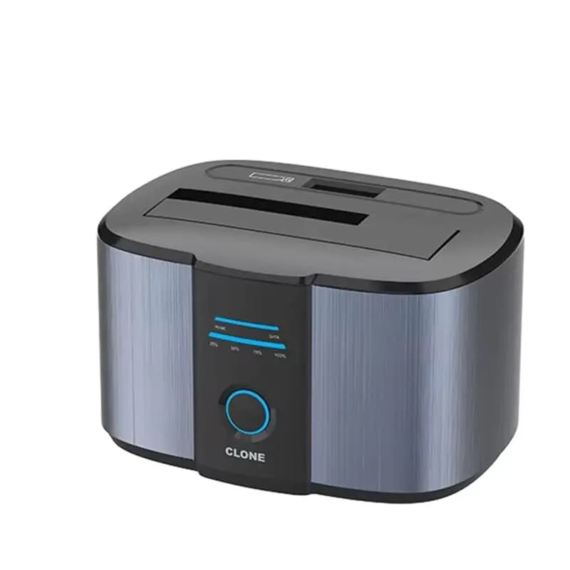 [B24B!】 M. 2 SATA Nvme 2.5/3.5 Inch SSD HDD Dual Bay Hard Drive Dock USB3.0 External Storage Offline Clone Duplicator