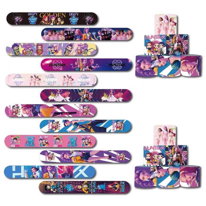 12/24/36 Pieces Kpop Demon Hunter Bracelets, Birthday Party Bracelets, School Awards, Gifts