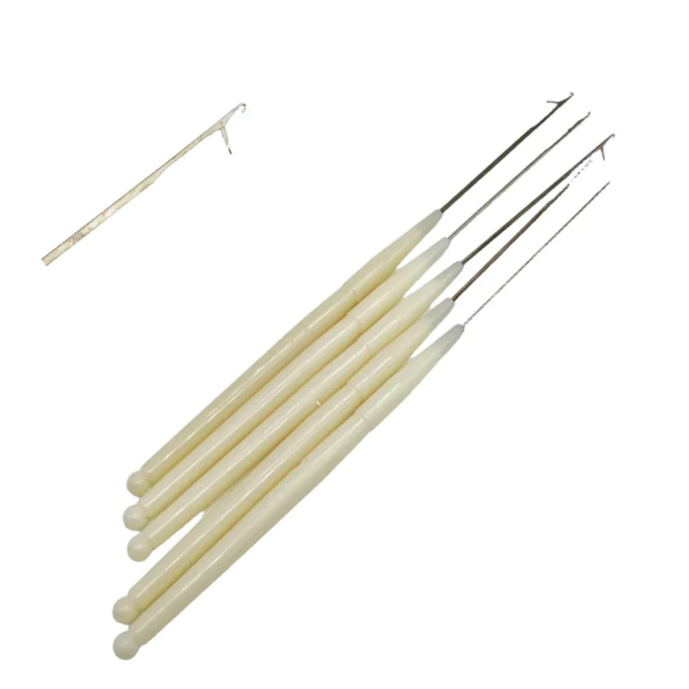 Set di 6 Ganci in Micro Plastica per Intrecciare Capelli, Extension, Dreadlocks e Realizzazione Parrucche