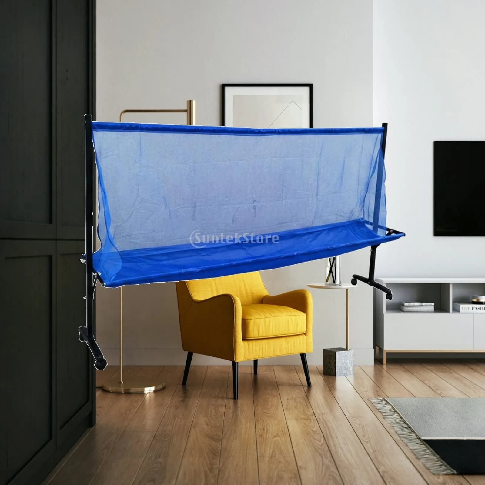 Table Tennis Ball Collector Foldable Frame Table Tennis Return Net areaSaving
