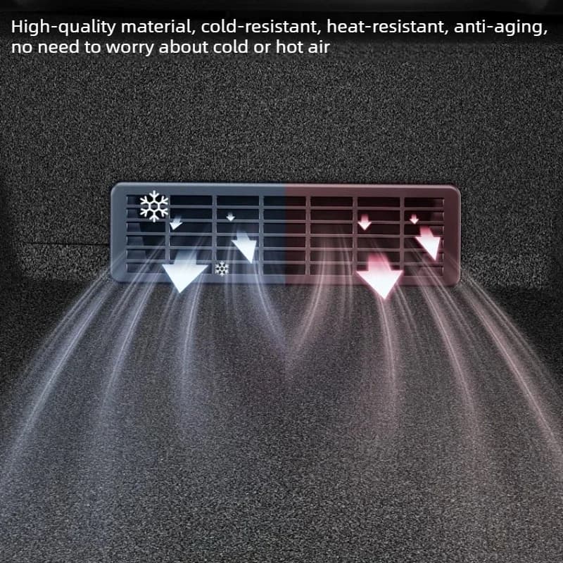 For Tesla New Model 3/Y/YL Car Under Seat Air Vent Dustproof Protective Cover Air Conditioner Interior Mod Accessories Interior