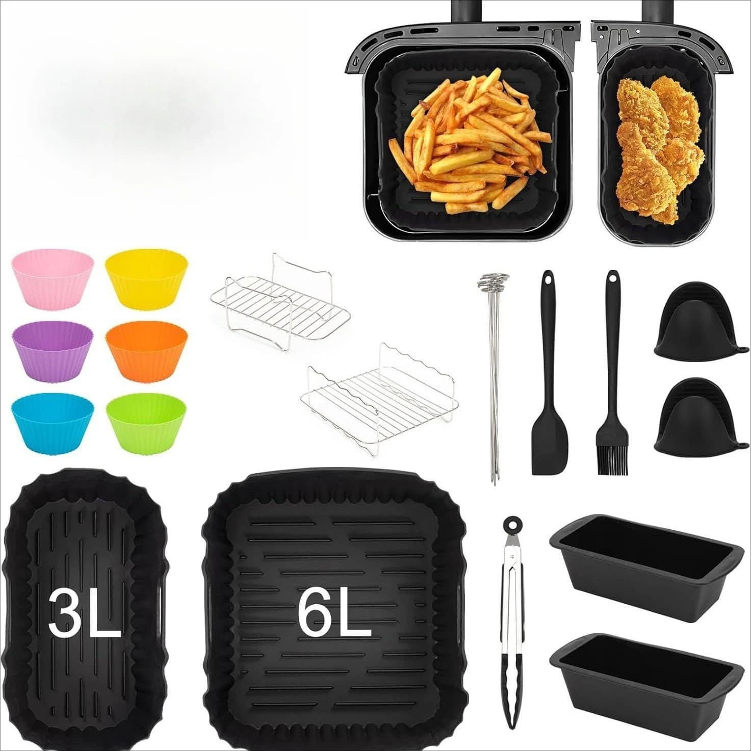 Air Fryer Accessories, Air Fryer Accessories Set NA350, Baking Machine