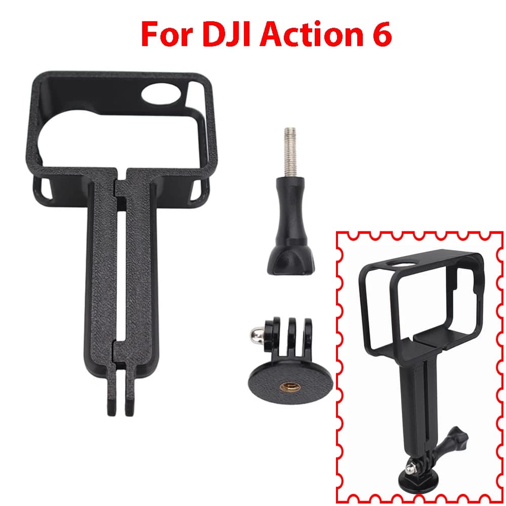 For DJI Action 6 Set of portable extension brackets Accessories for action camera stabilizers