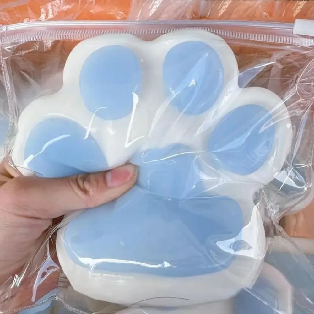 Jumbo morbido Squishy zampa di gatto giocattolo antistress lento aumento agitarsi giocattoli sensoriali per adulti bambini sollievo dall'ansia spremere regali