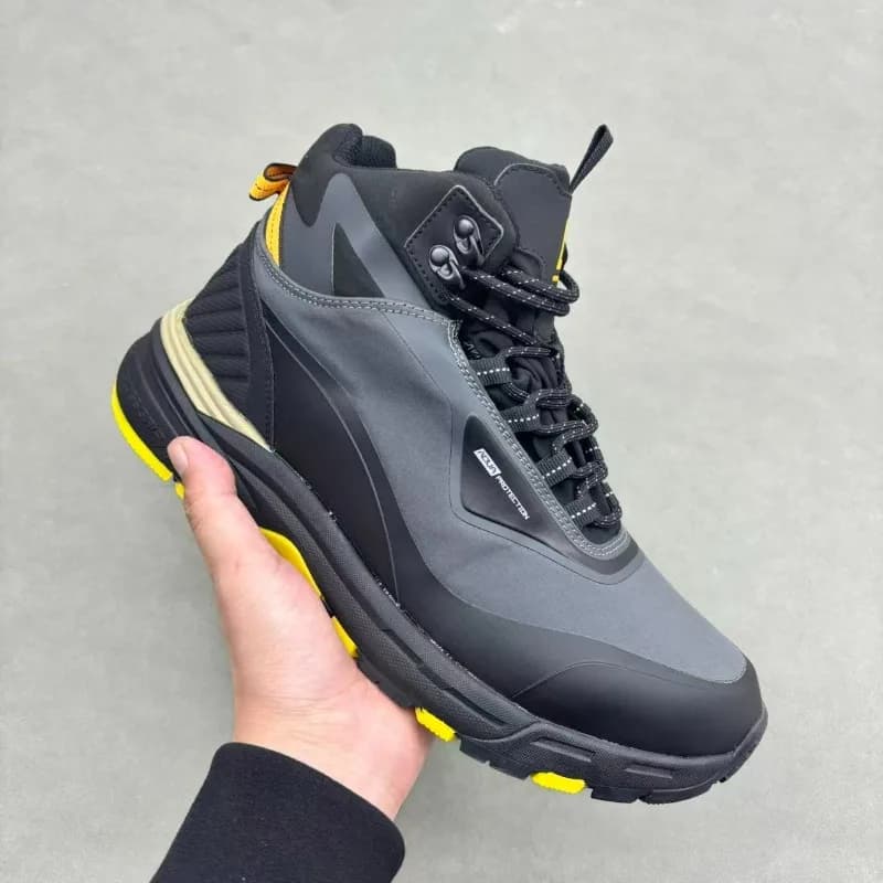 Spring 2026 Hiking Shoes For Men Rubber Sole Outdoor Boots Mens Waterproof Sport Mountain Shoe High Top Trekking Shoes Man