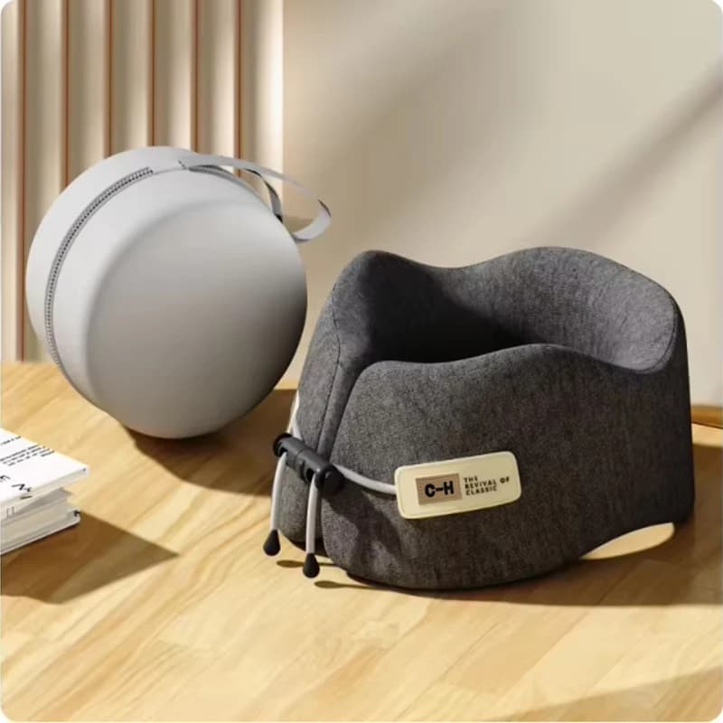 Cuscino a U in Memory Foam per Viaggio, Supporto per il Collo, Cuscino per Dormire, Poggiatesta per Aereo