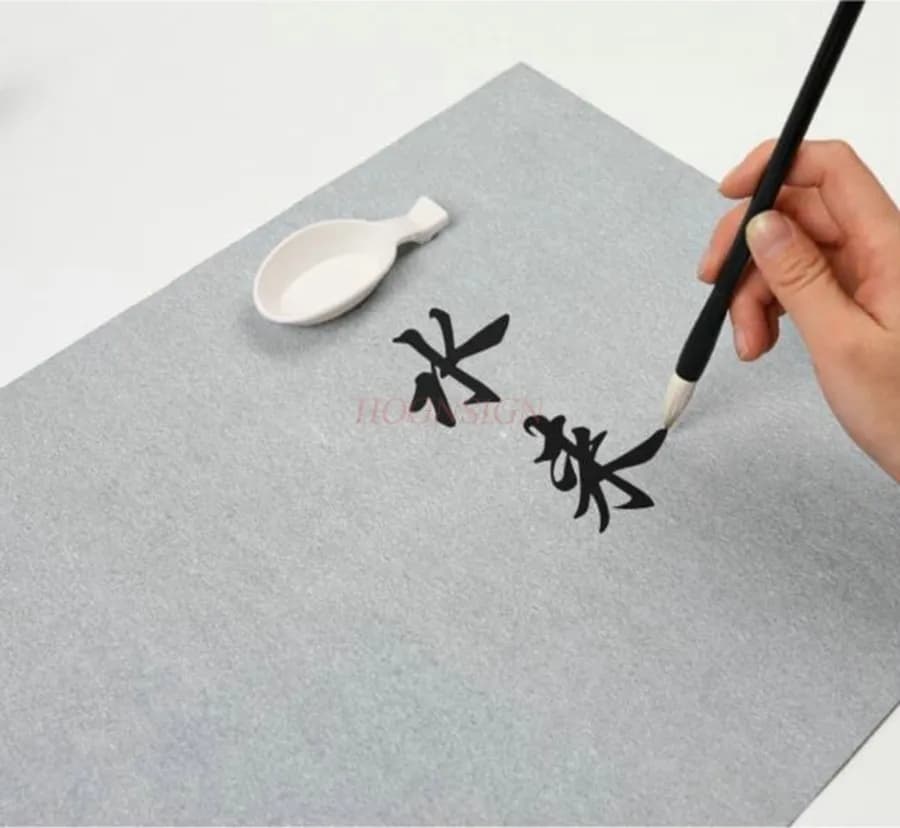 1set Brush Water Writing Cloth Beginner's Special Imitation Xuan Paper Calligraphy Paper Set Brush