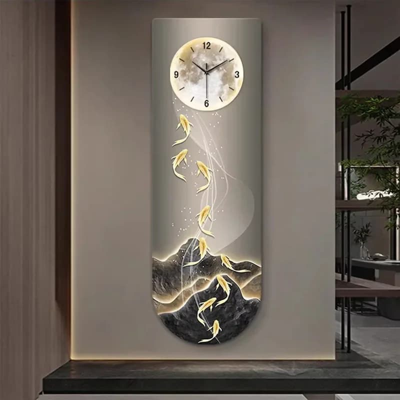 Orologi da Parete Replica di Lusso per Soggiorno, Design Estetico per Interni, Orologio Silenzioso da Parete per Ristorante, Decorazione per la Stanza