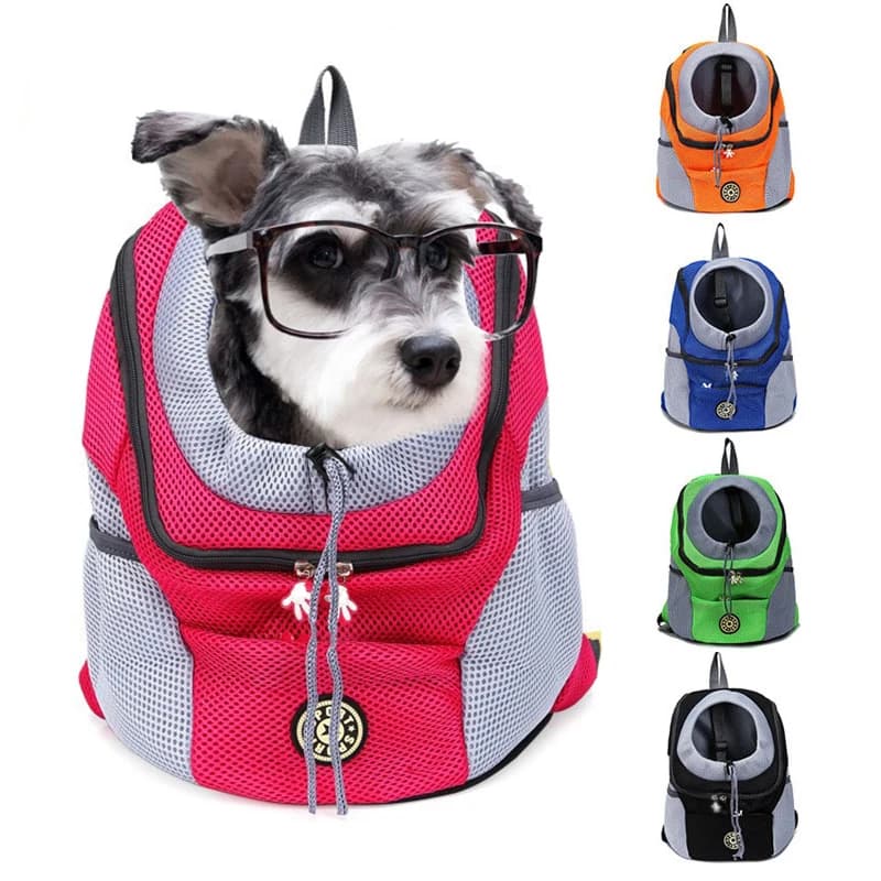 Borsa da trasporto per cani da compagnia per zaino S Set da viaggio portatile a doppia spalla