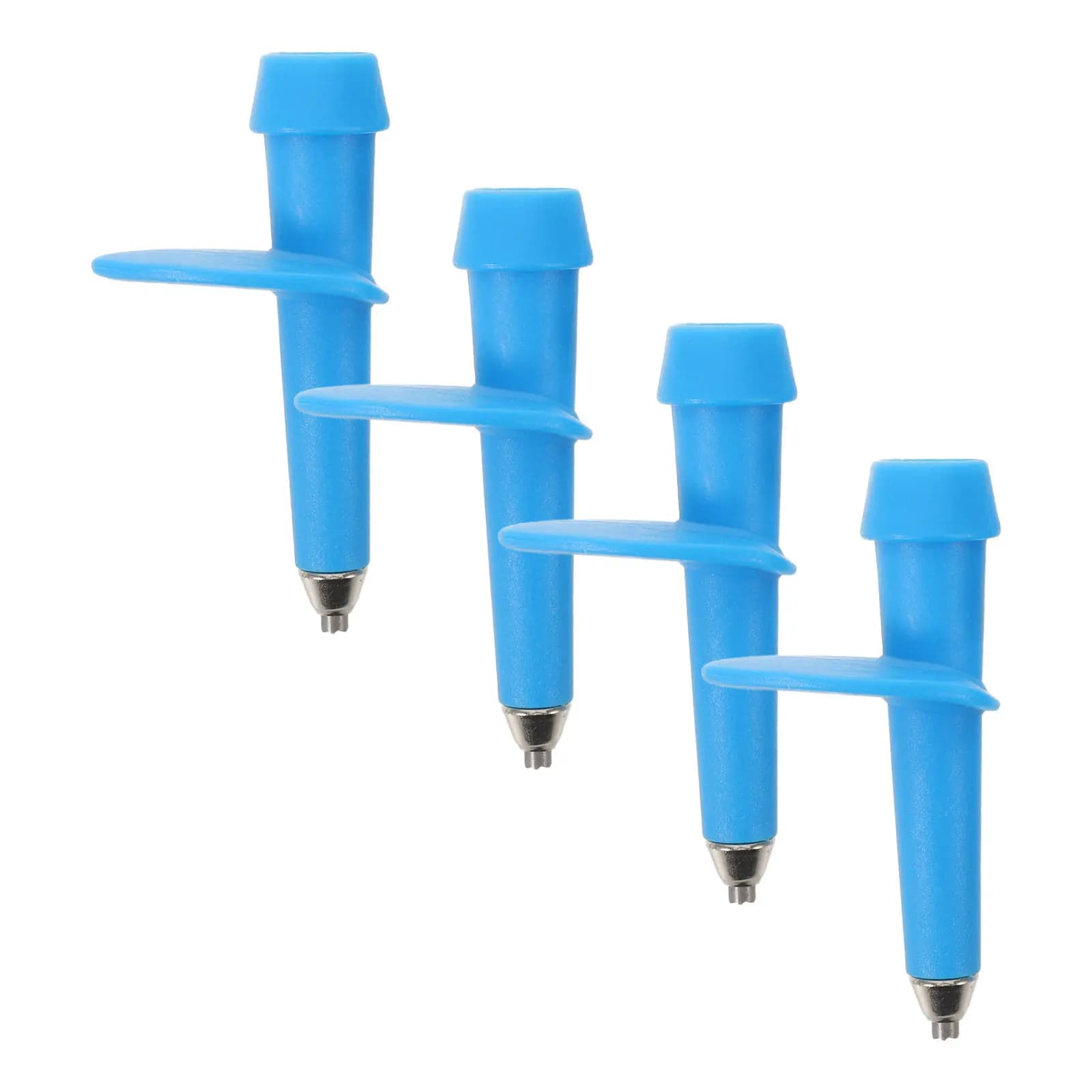 4 Pieces of Plastic Spare Parts for Trekking Sticks, Universal Protection for Land Hiking Sticks, Snow and Fango, Improved Grip
