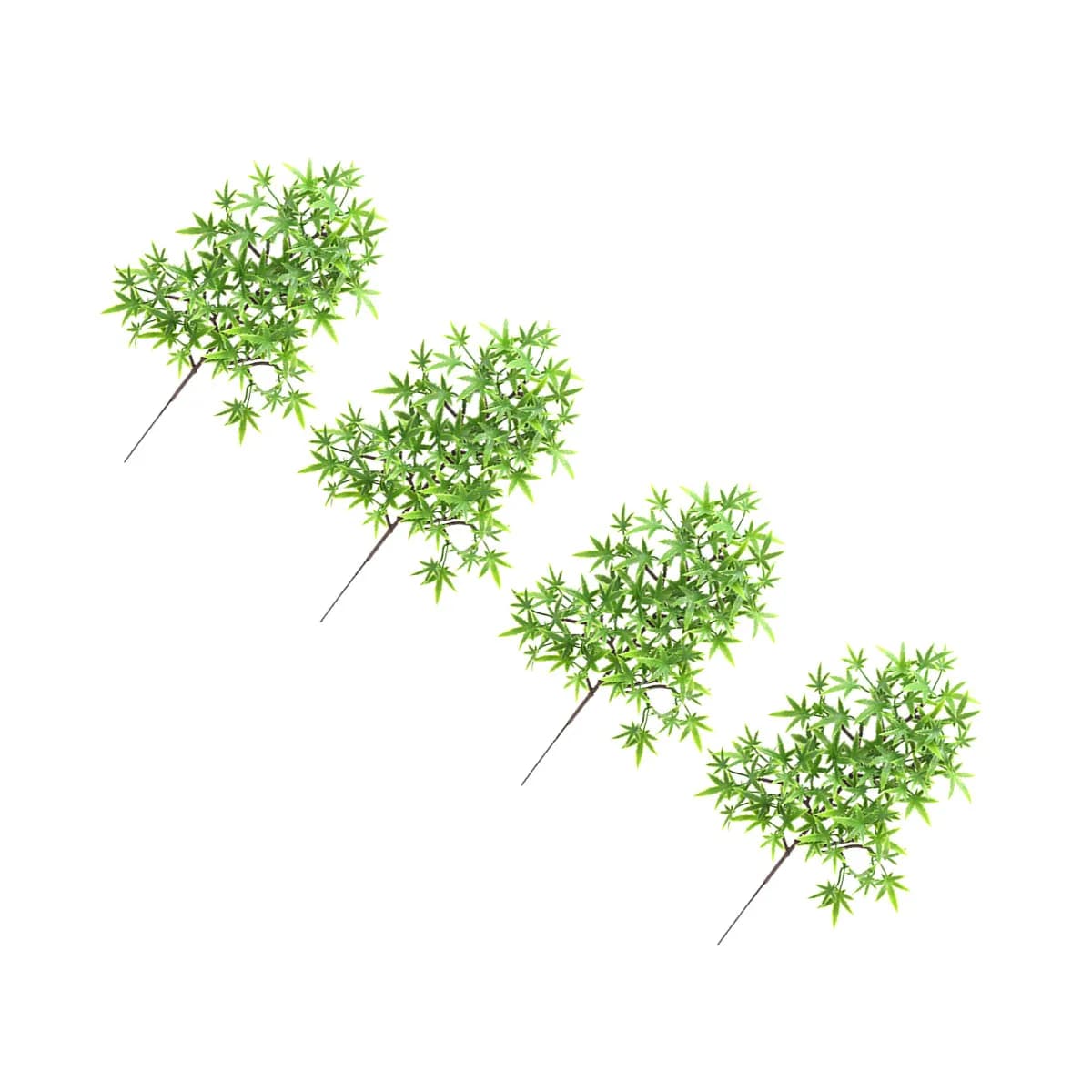 4 Pieces of Artificial Vinegar Leaves Realistic for Wedding Decorations, Home, Hotel, Garden, Interior and Exterior, DIY