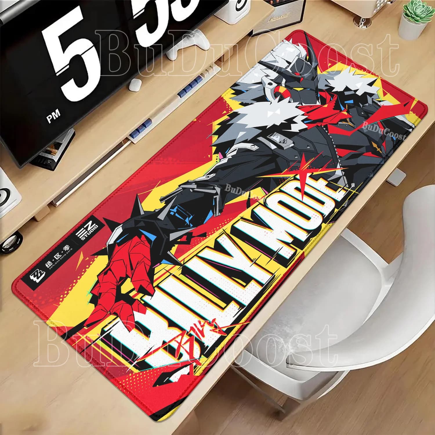 Tappetino per mouse Starlight Billy Zenless Zone Zero Anime ZZZ Gaming Mousepad Tappetino per tastiera con stampa HD Overlock PC XXL Tappetino da scrivania per ufficio e giochi