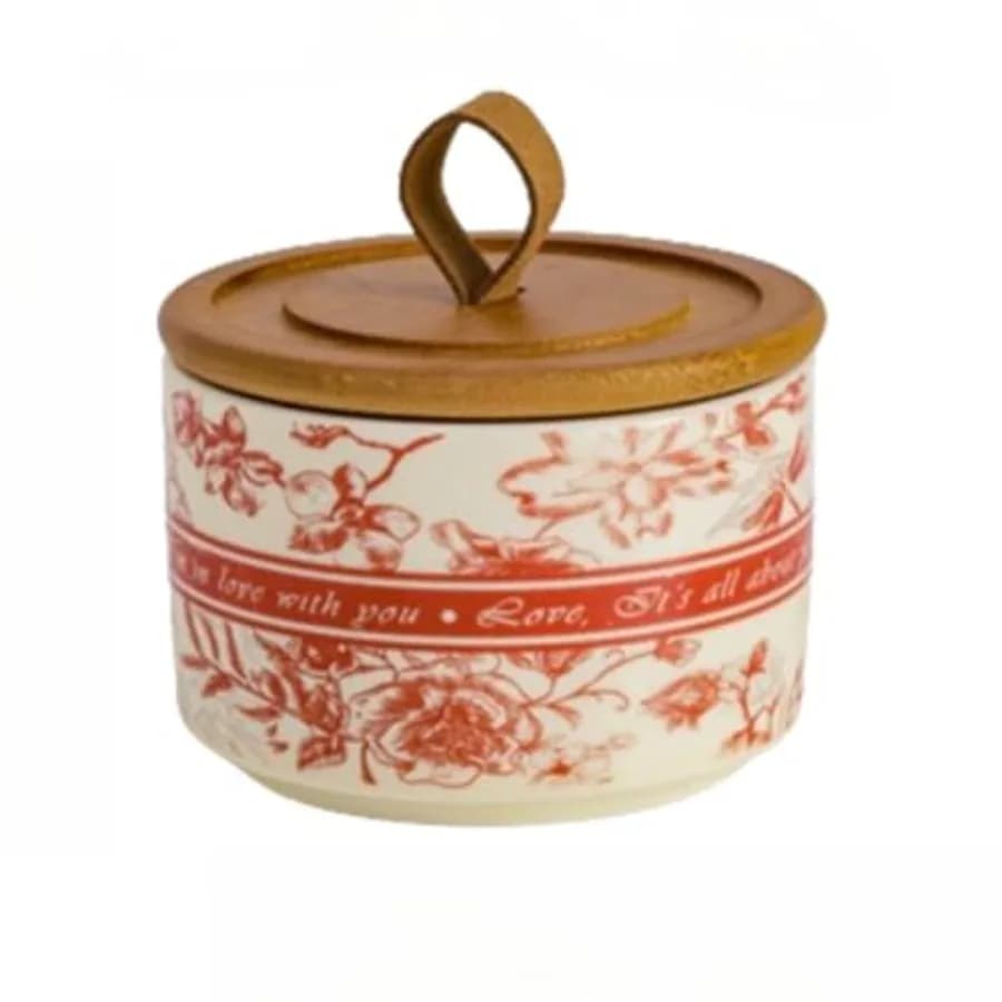 Set di barattoli per spezie in stile cinese, in ceramica, con coperchio e cucchiaio, per sale e condimenti, per la cucina, con decorazioni sottosmalto Han.