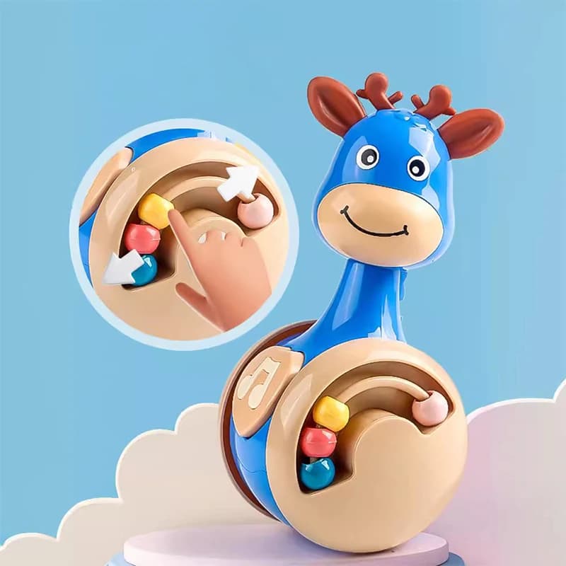 Roly Poly Tumbler Wobbler Baby Toy for 6-12 Months - Infant Boy Girl Learning to Climb Early Education Toy